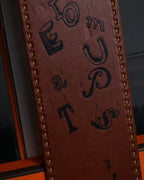 -MOOD Christmas Collection-
"HERMES" 00's Iconic symbol graphic design eather bookmark