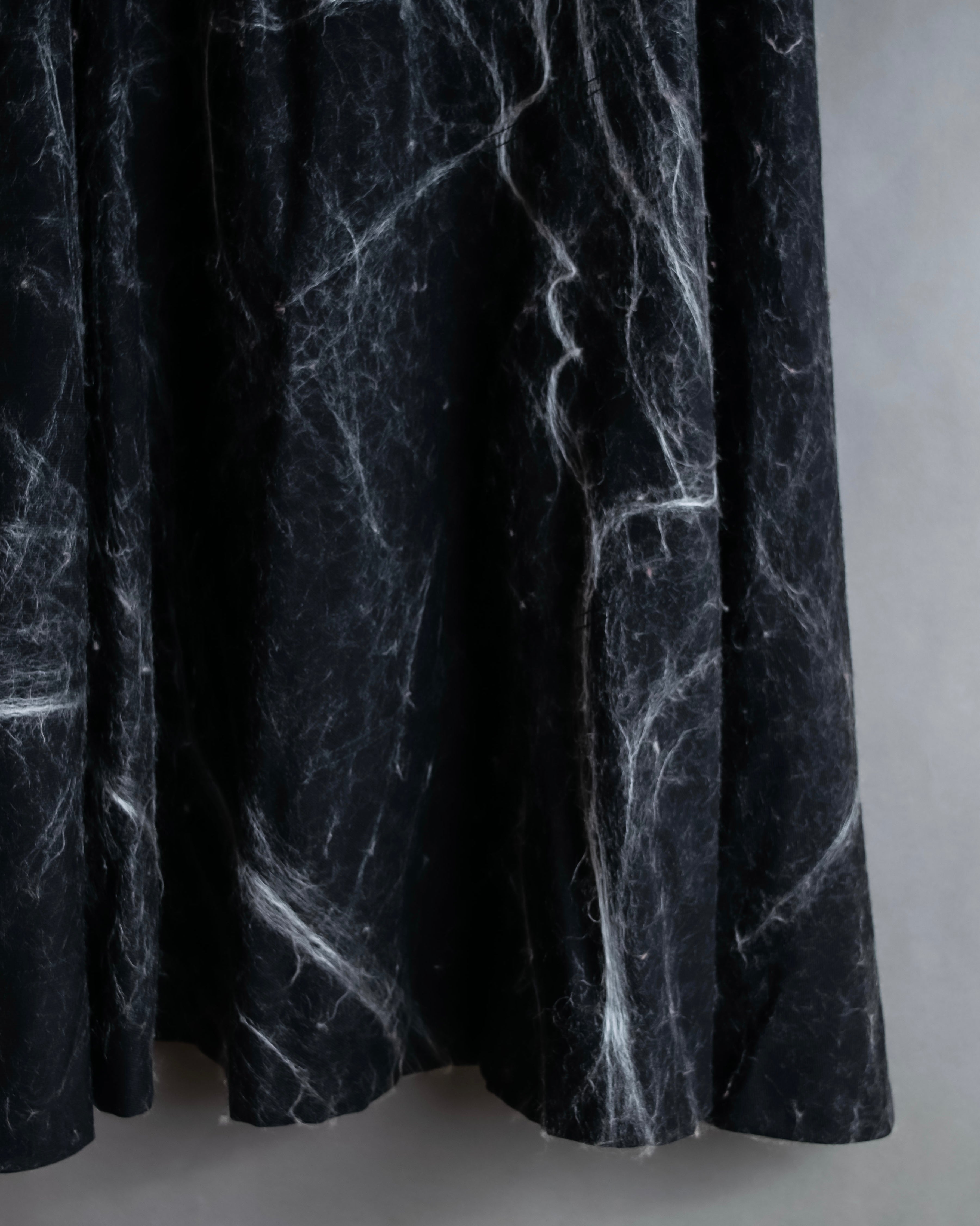 "Alviero Martini" Brushed marble pattern flared skirt