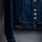 “D&G” Logo embroidery short denim jacket