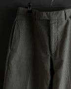 "HERMES" Cotton linen wide tapered slacks