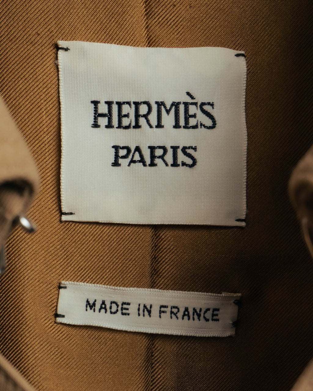-SPECIAL- “HERMÈS” 90’s-00’s Margiela era draped wool trench coat