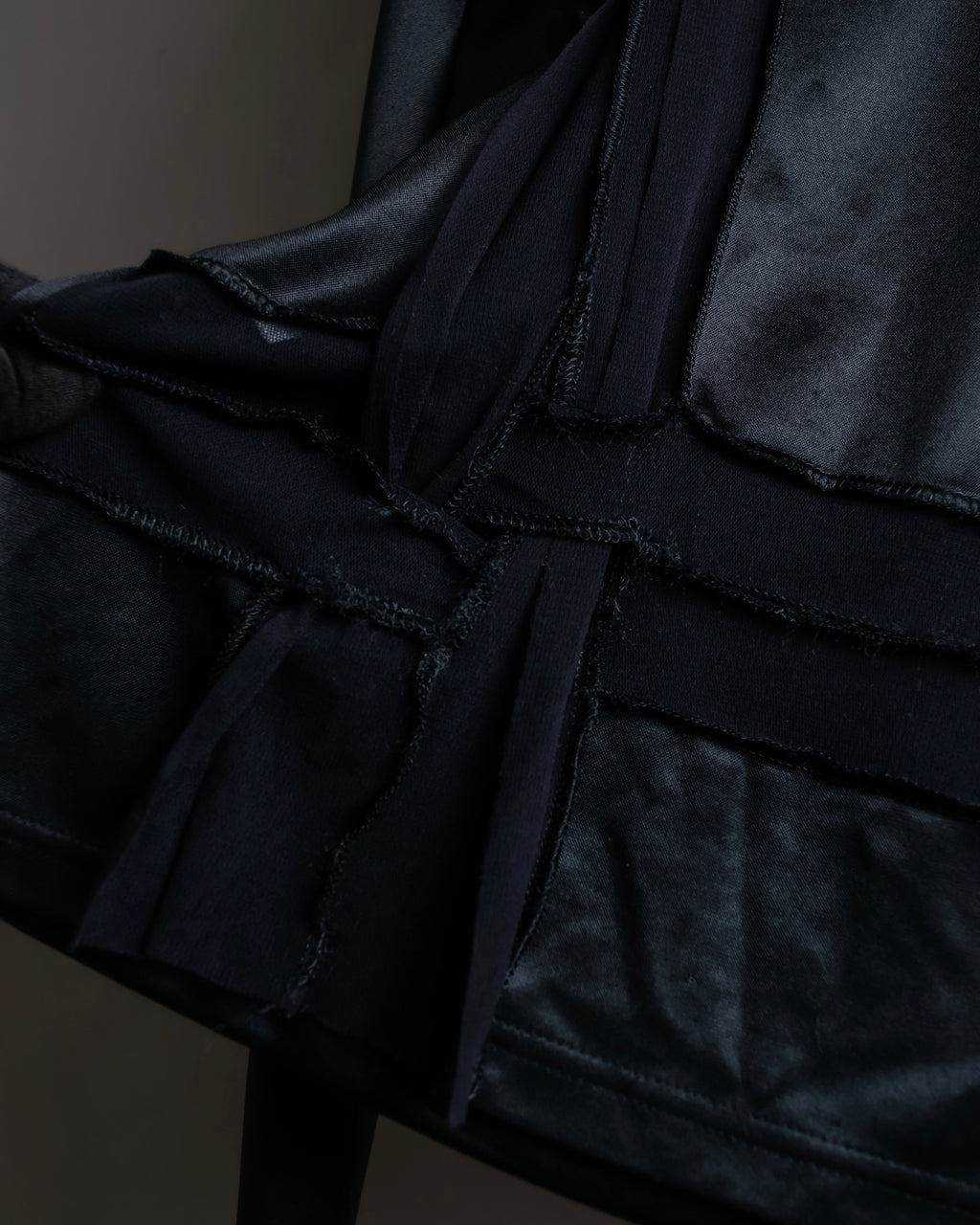 "JEAN PAUL GAULTIER FEMME" Sheer mixed material design pullover