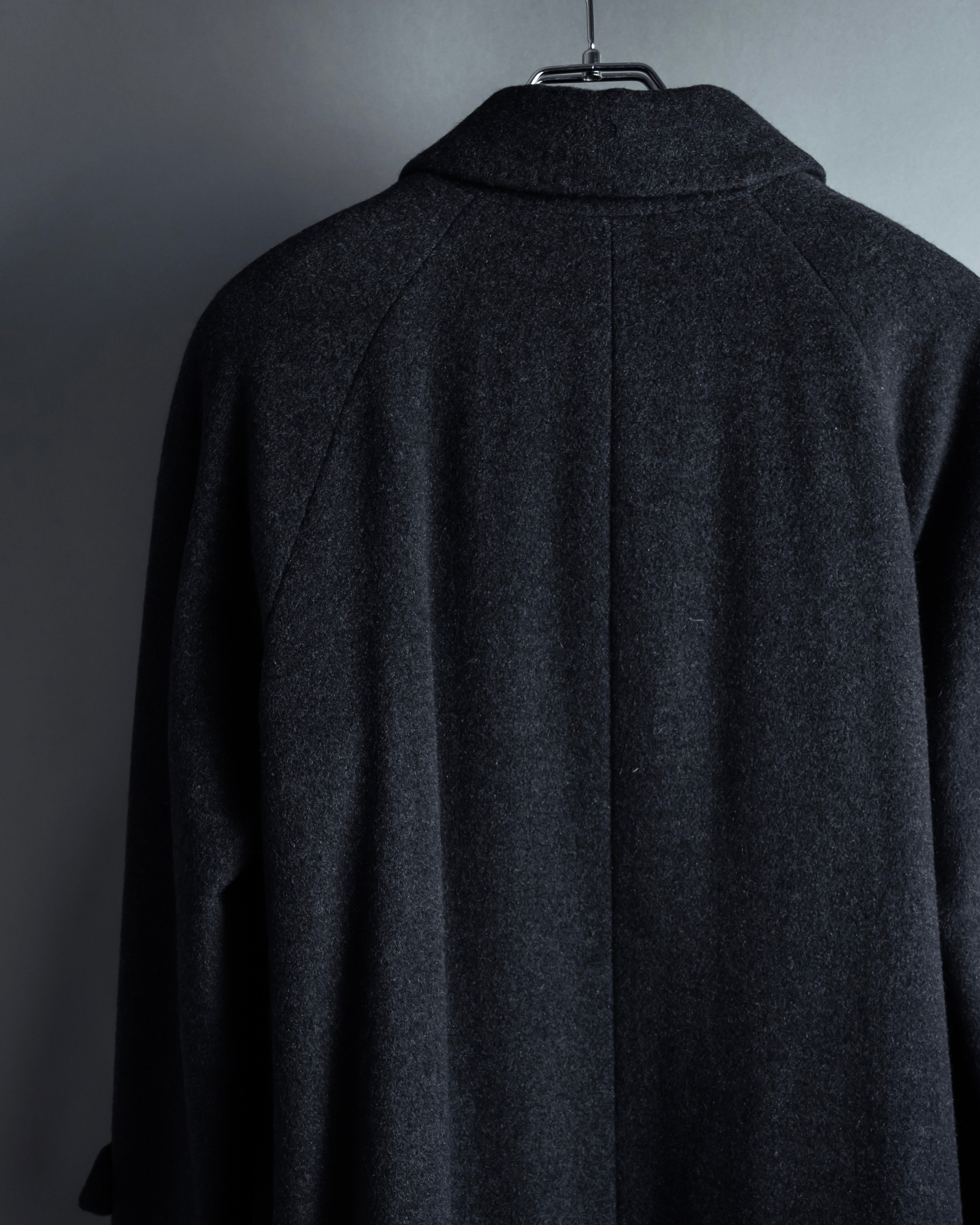 -SPECIAL- "BURBERRYS" 80's-90's Raglan line detail stand collar coat