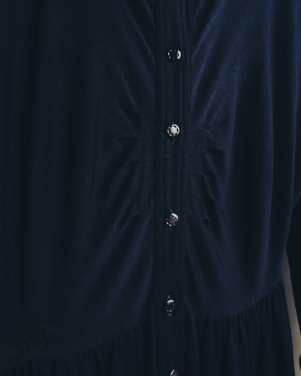 -SPECIAL- “COMME des GARÇONS” 90’s Long gathered waist button front dress