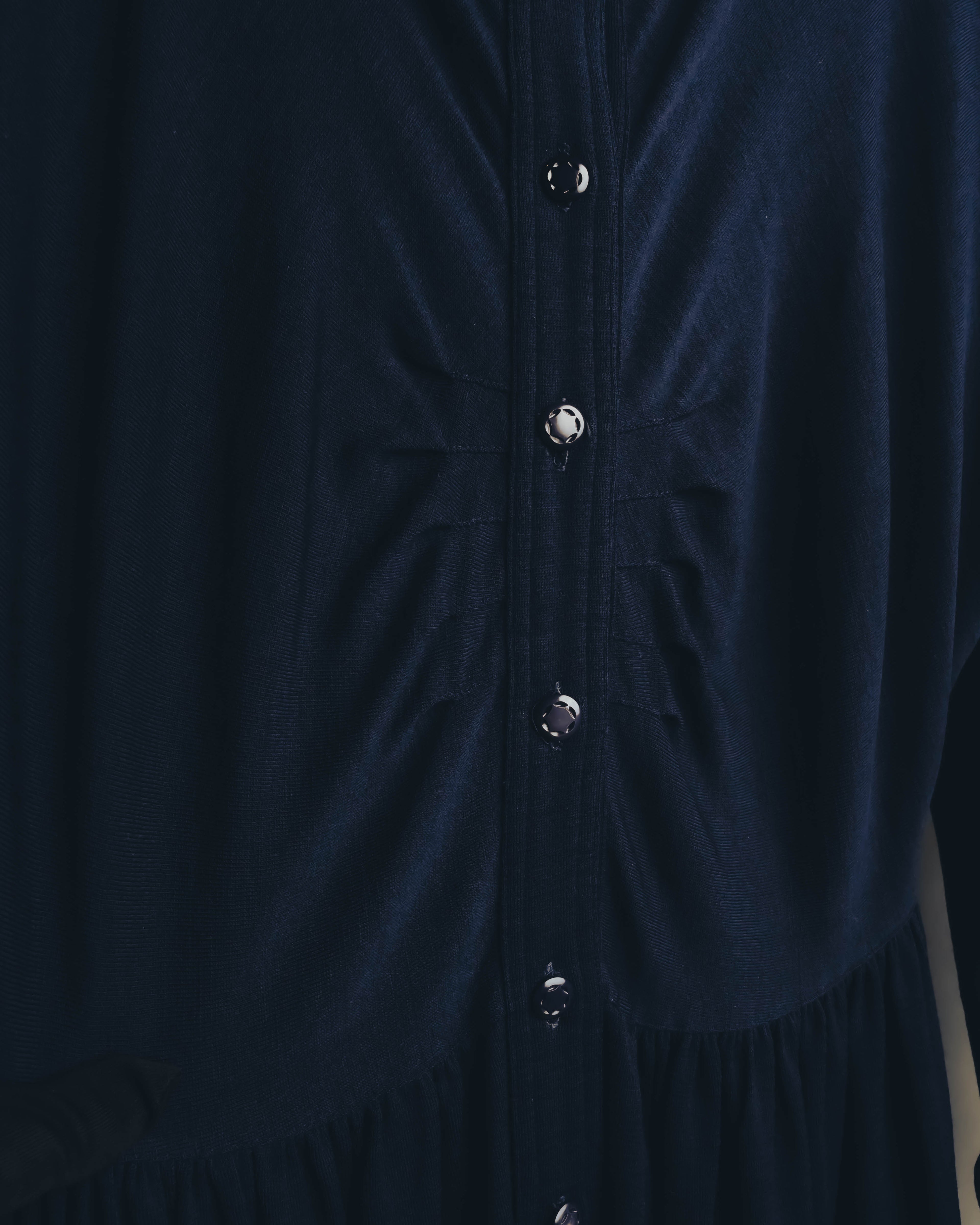 -SPECIAL- “COMME des GARÇONS” 90’s Long gathered waist button front dress