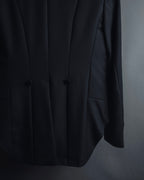"Saint Laurent Paris" Modern tailcoat design jacket