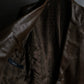 "GUCCI" Oversized calf leather tailored jacket