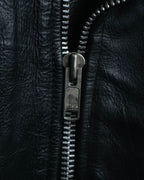 -MOOD MILLÉSIMES- 80’s-90’s heavy-grain double riders jacket