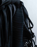 "TADASHI SHOJI" Fringe detail sleeveless dress