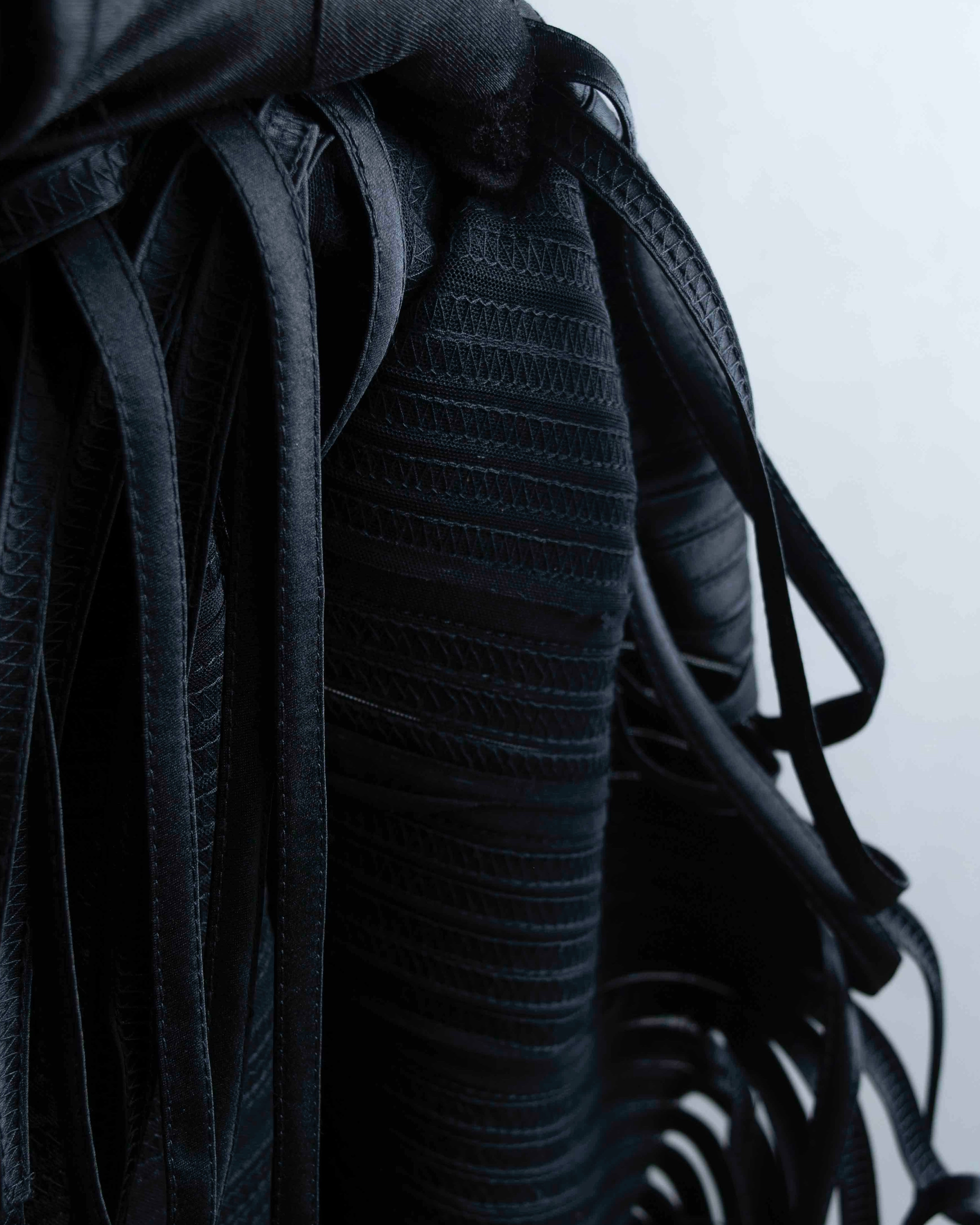 "TADASHI SHOJI" Fringe detail sleeveless dress