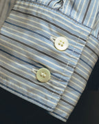 -SPECIAL- "Maison Margiela" 20AW Conceptual double button striped shirt