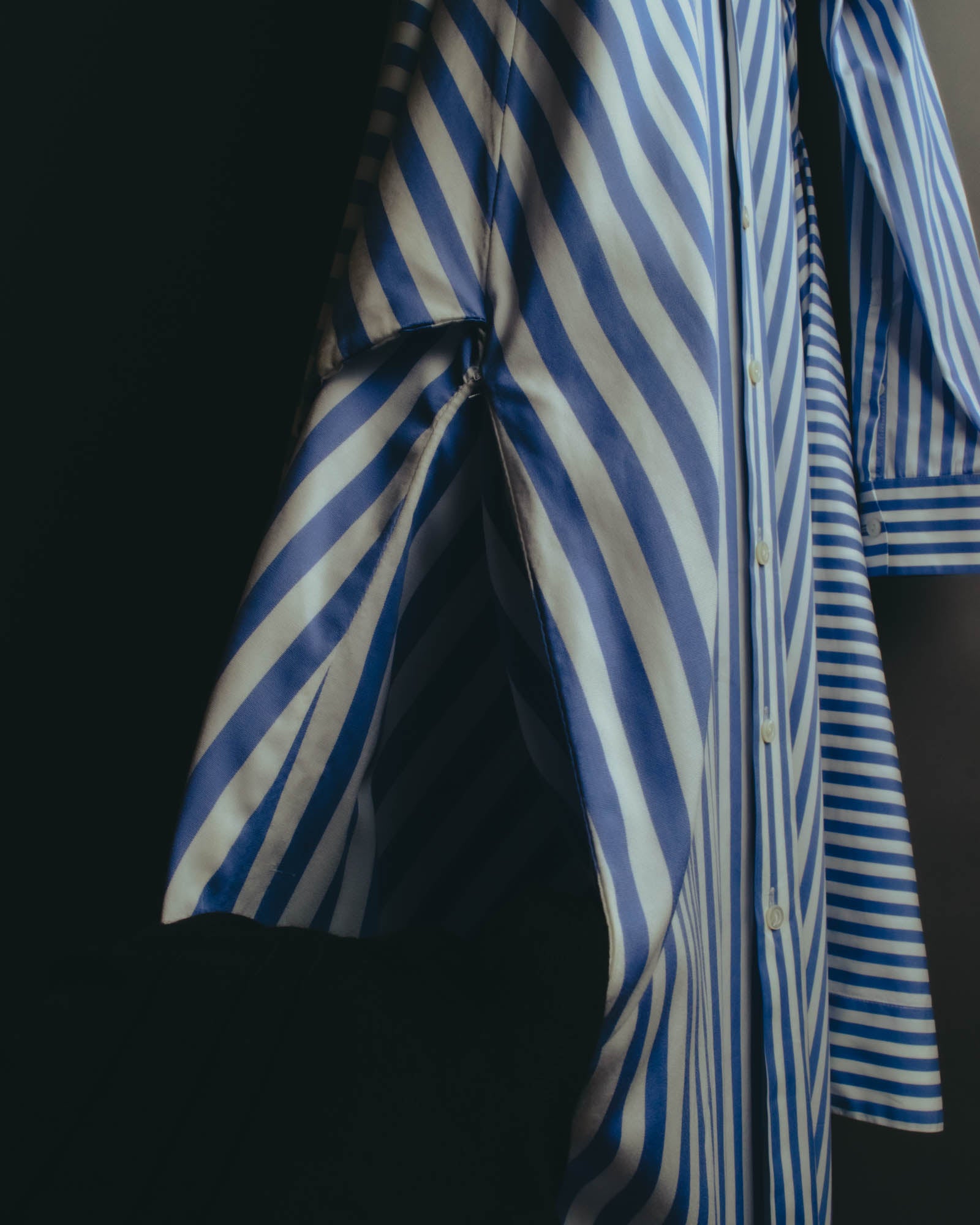 “JIL SANDER” 2018-2023 oversized striped cotton shirt dress