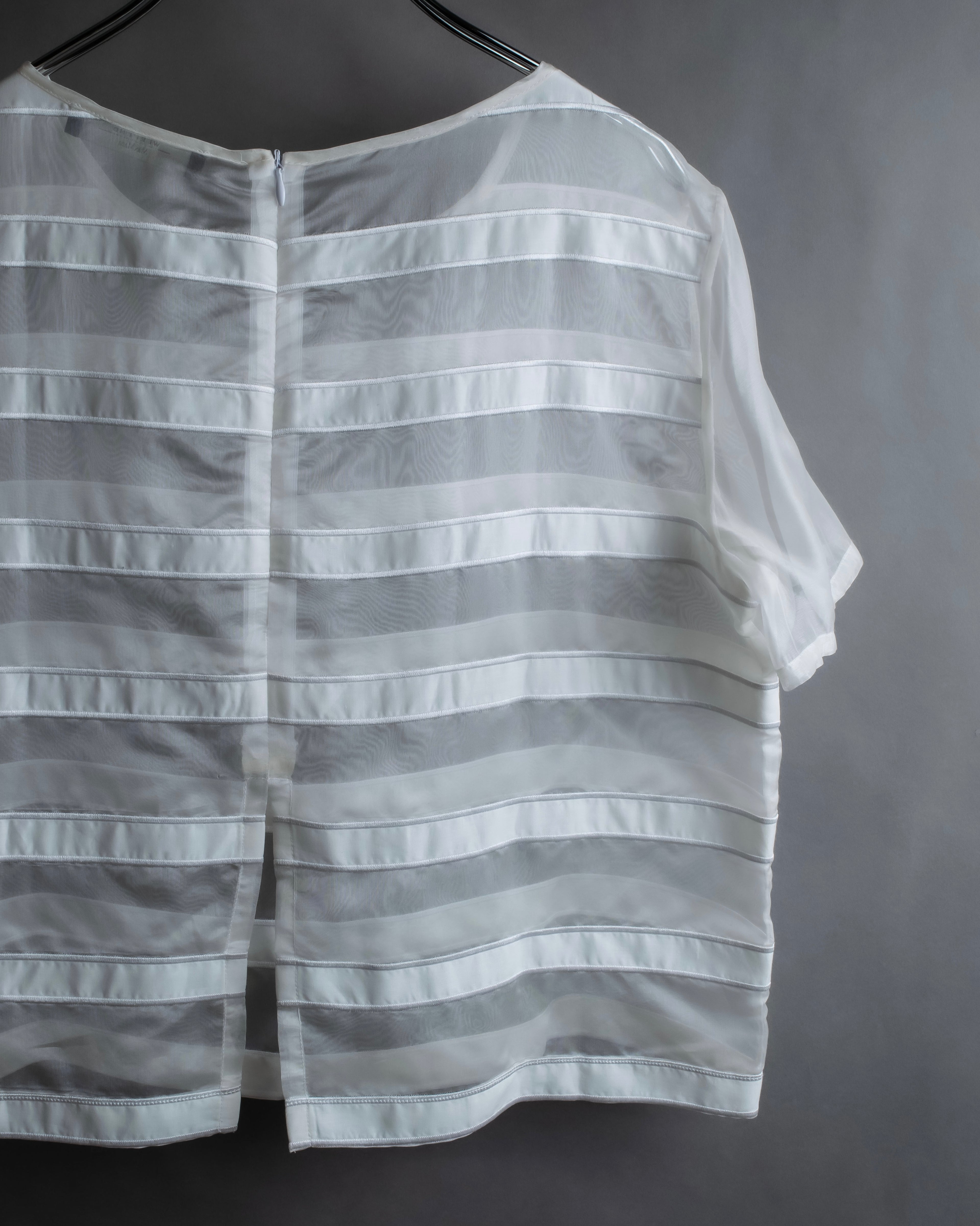 "Weekend Max Mara" Box silhouette silk organza pullover