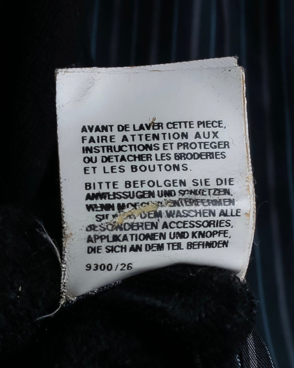 "MOSCHINO" Object sewn design tweed jacket