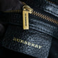 "BURBERRY Blue Label" Shiny leather heart charm design one handle bag