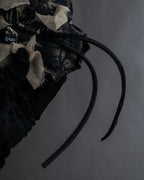 "DOLCE &amp; GABBANA" Flower motif tulle layered brooch