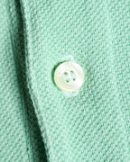 CÉLINE/ Logo Emblem Polo Shirt Mint Green
