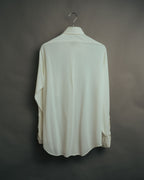 -MOOD Vintage Collections- 70’s-80’s Sheer stripe long point collar shirt