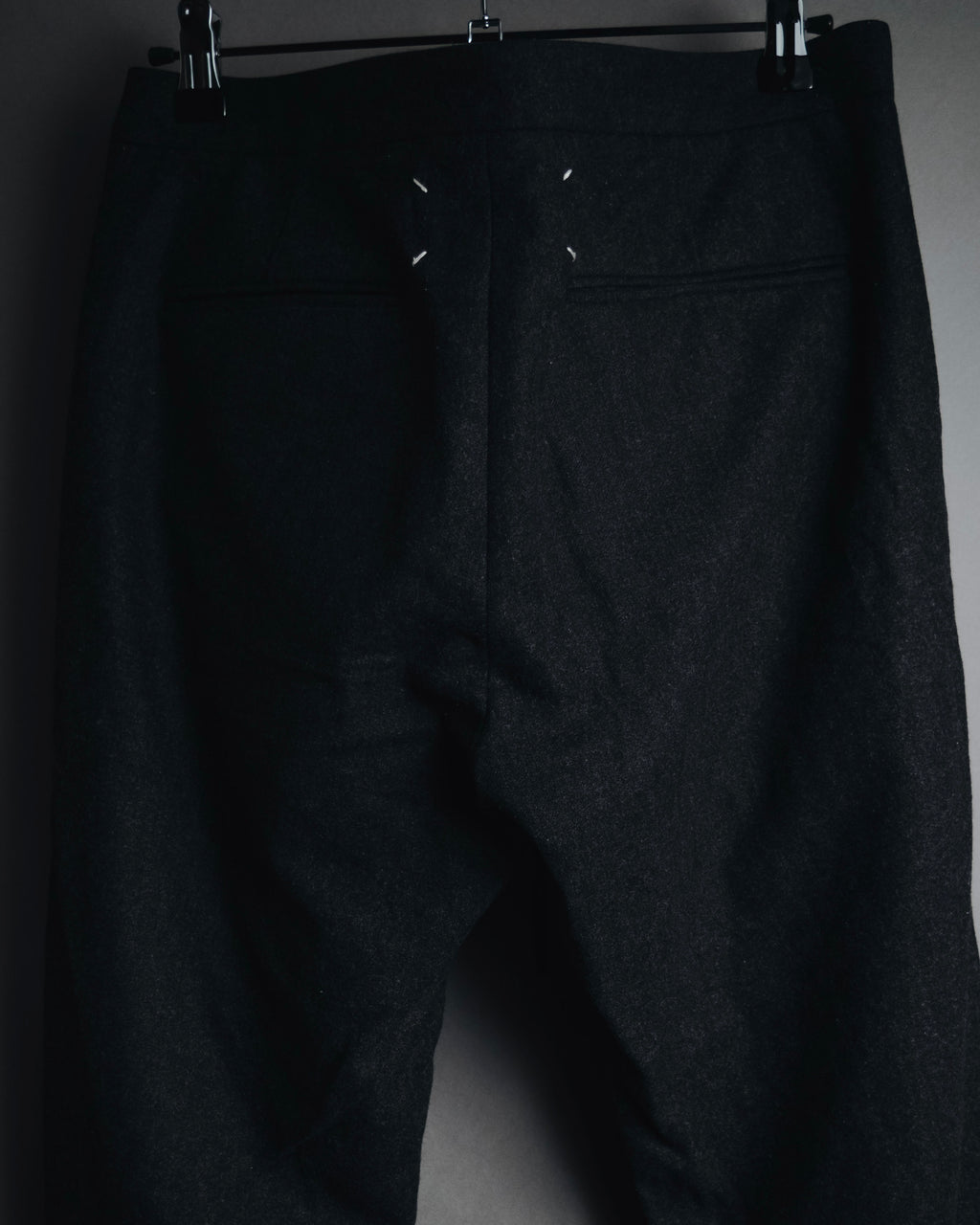 "Maison Margiela" 2016AW drawstring wool tailored slacks