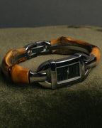 “GUCCI“ 00’s Bamboo bangle watch