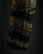 "GUCCI" Brushed check pattern tapered pants