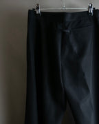 "JEAN PAUL GAULTIER FEMME"
 High-waisted straight draping slacks