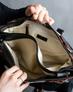 "LOEWE"　Belt design logo engraved tote bag