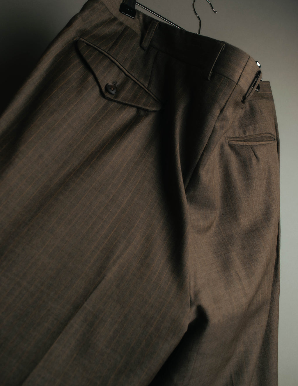 "BURBERRY LONDON" 00's-10's Classic striped double-breasted wool suit