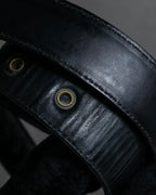"BOTTEGA VENETA" Intrecciato leather belt