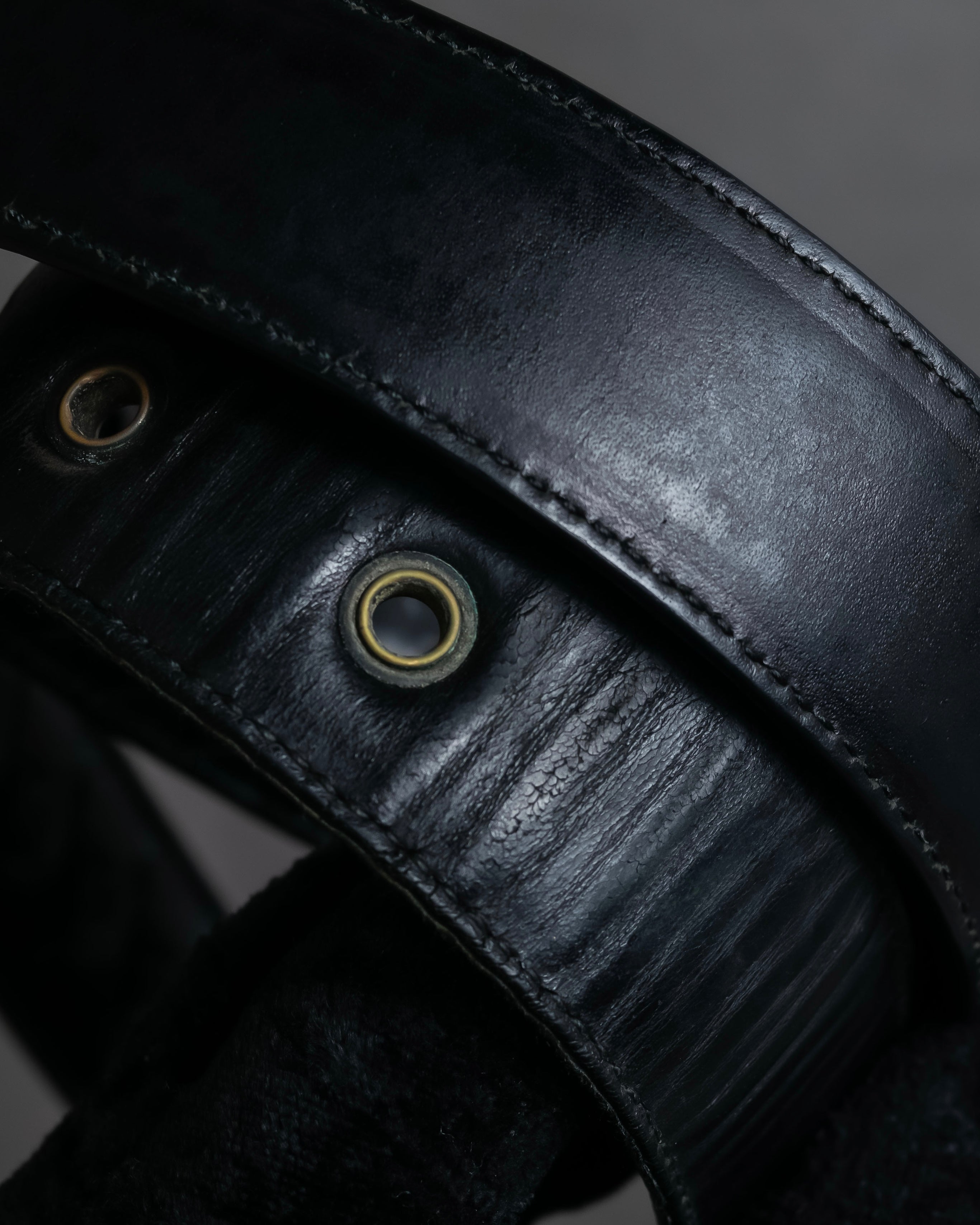 "BOTTEGA VENETA" Intrecciato leather belt