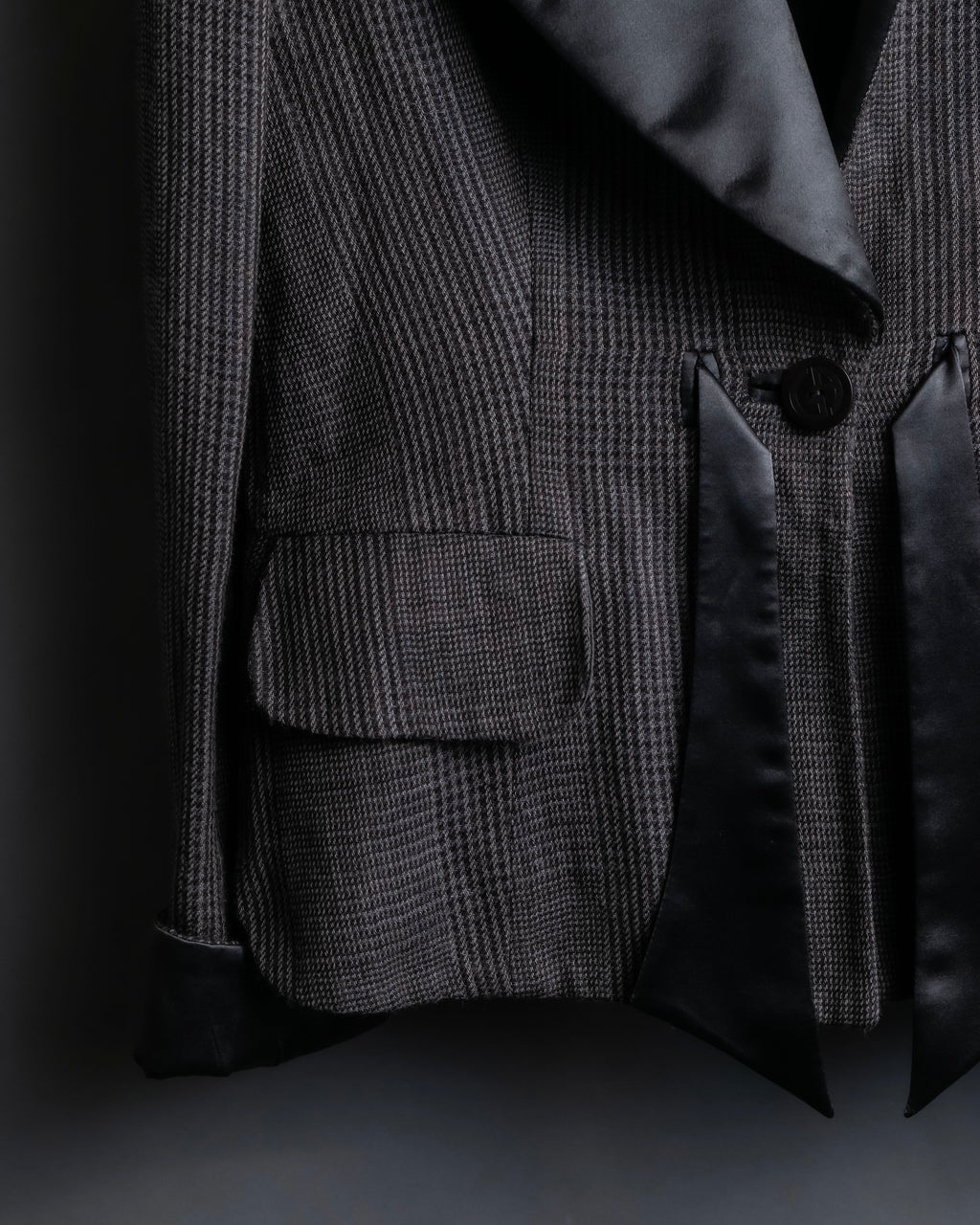 "GIORGIO ARMANI" Drawstring tailored jacket