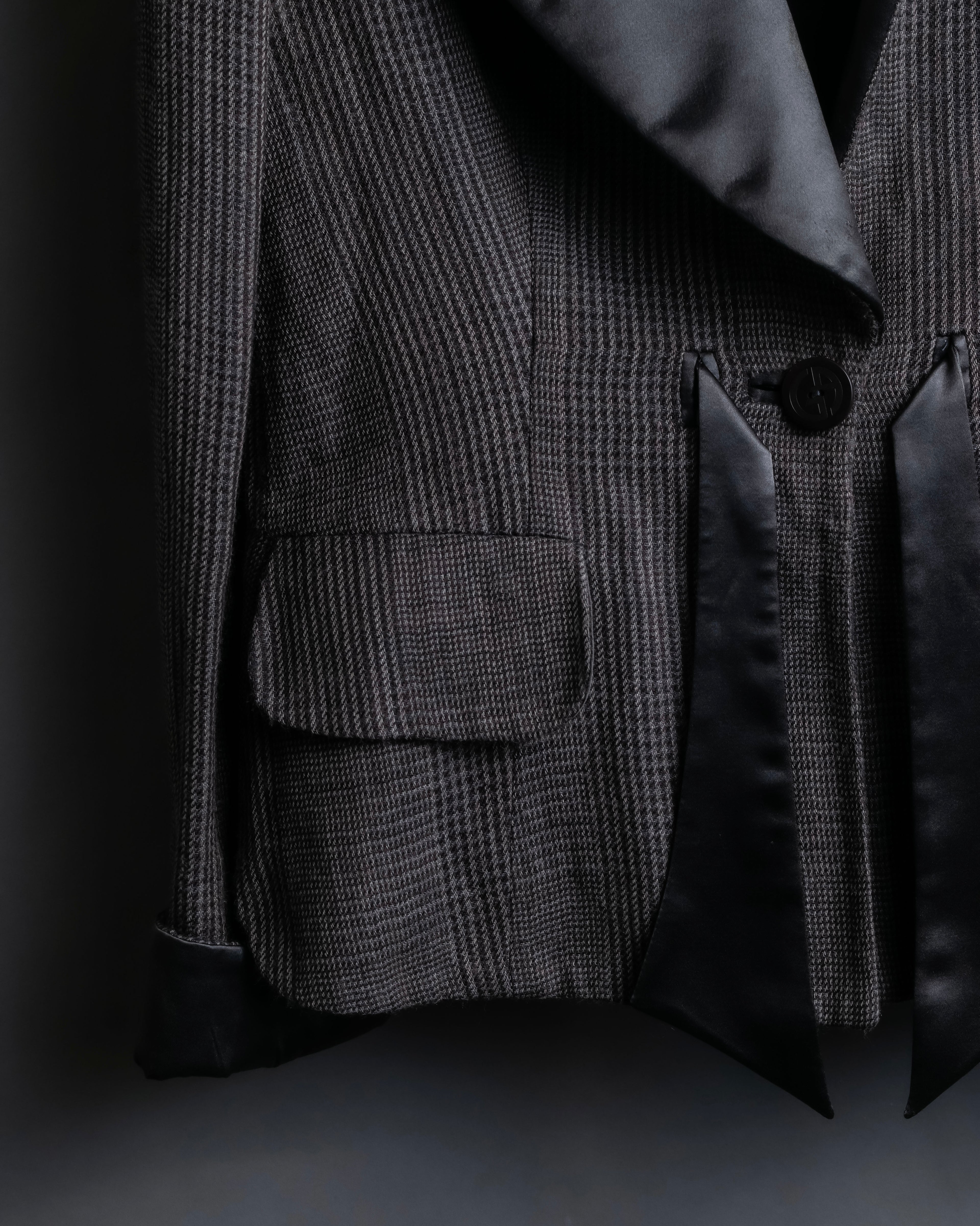 "GIORGIO ARMANI" Drawstring tailored jacket