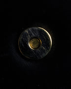 "JUNKO KOSHINO" Geometric motif design 2-way leather shoulder bag