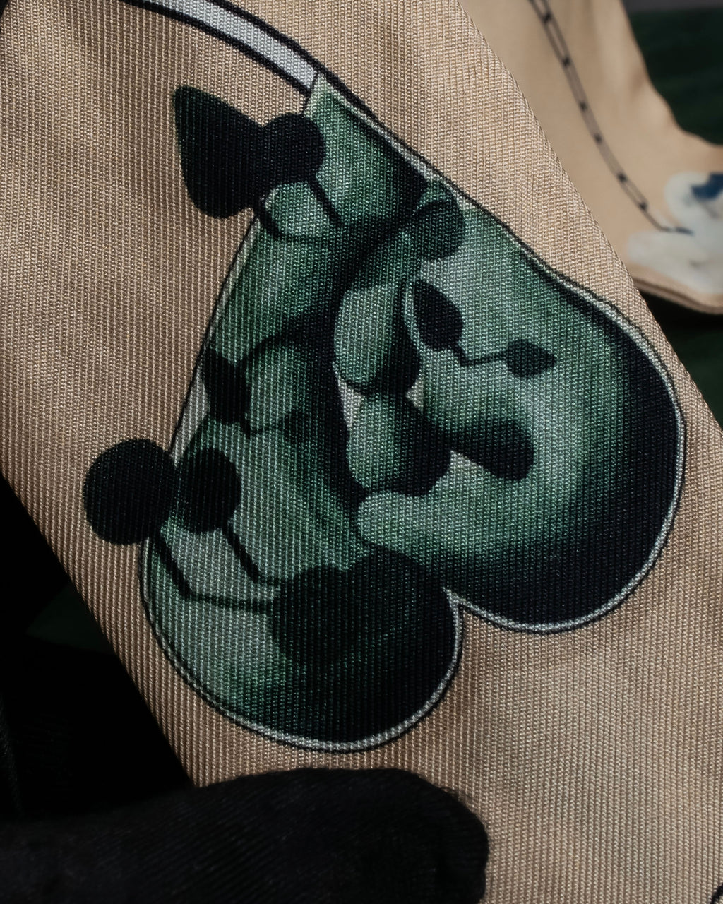 "Christian Dior" Iconic motif silk twilly scarf