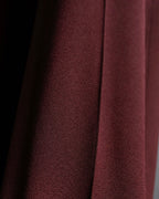 "JEAN PAUL GAULTIER" Beautiful drape burgundy wide slacks