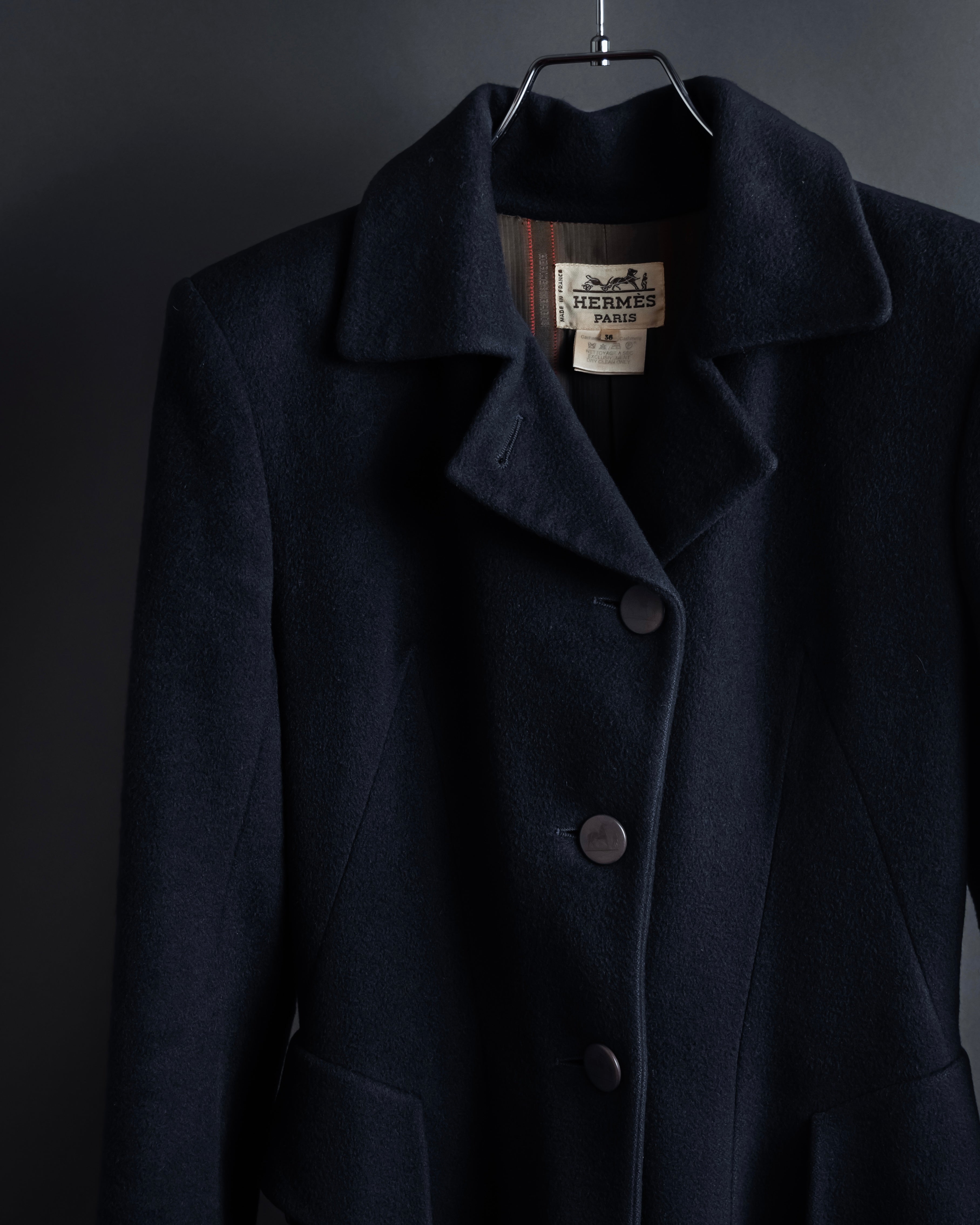 -SPECIAL- "HERMÈS Paris" 1978–1981 Atelier Prêt-à-Porter Cashmere Coat