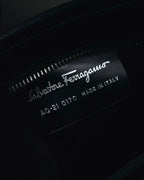 "Salvatore Ferragamo" 90’s-00’s minimalist gancini buckle hobo bag