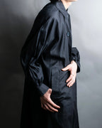 "YVES SAINT LAURENT" Black mode style shirt coat