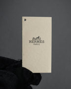 "HERMES" Chaine d'Ancre motif studs leather bracelet