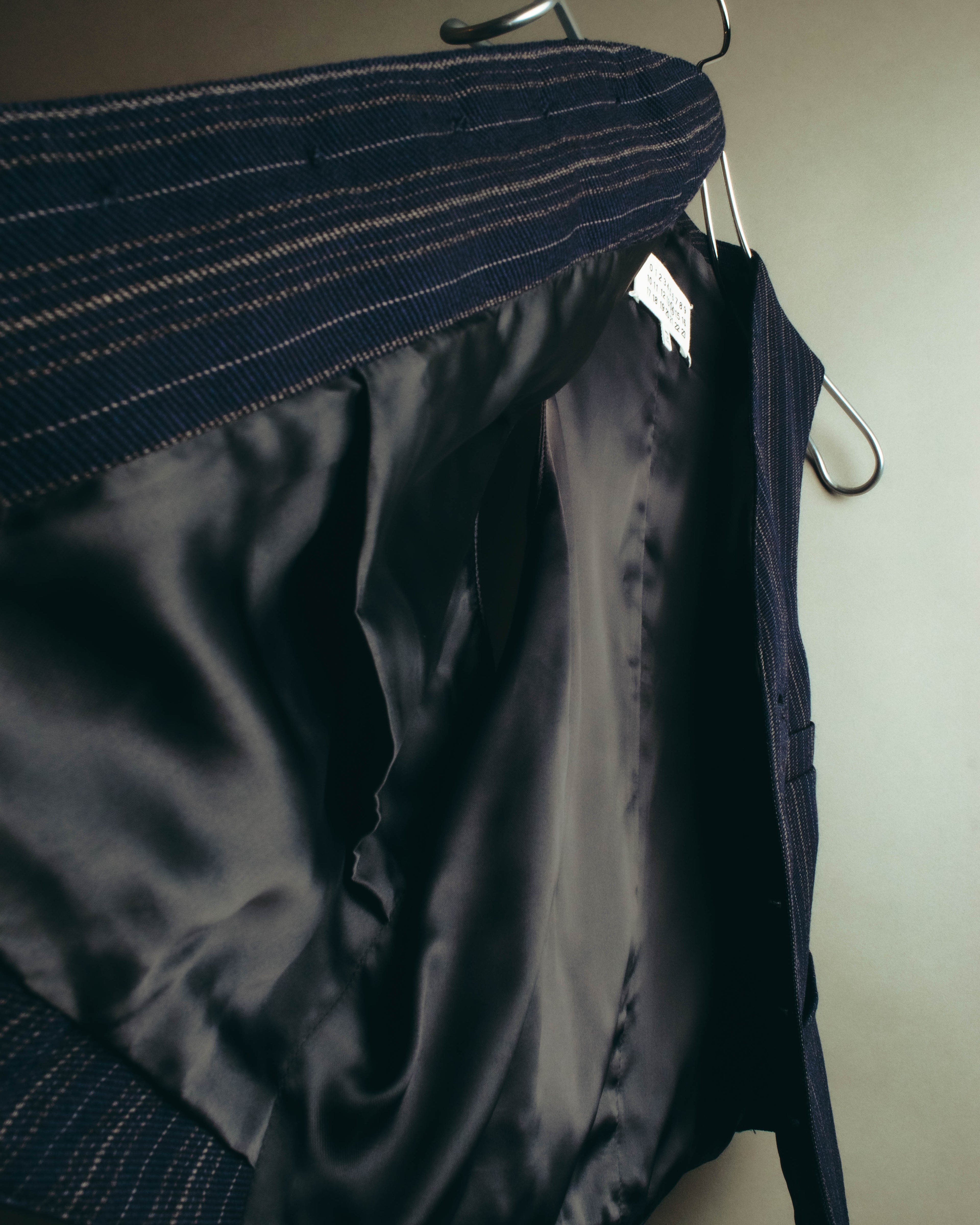 "Maison Margiela" 2018SS Tailored pinstripe wool waistcoat