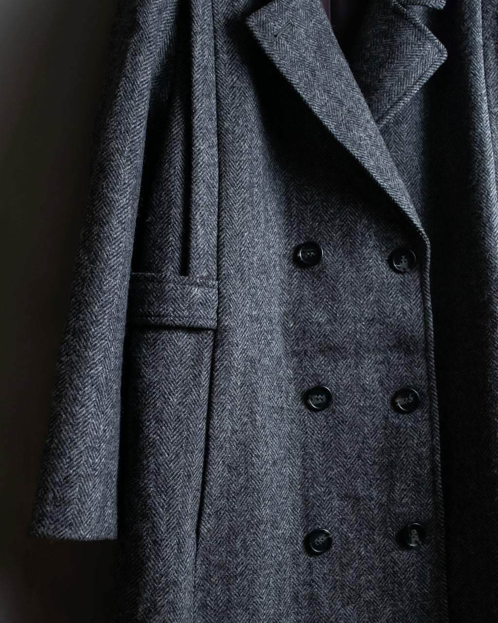 “Judi Rich” Beautiful tweed double breasted coat