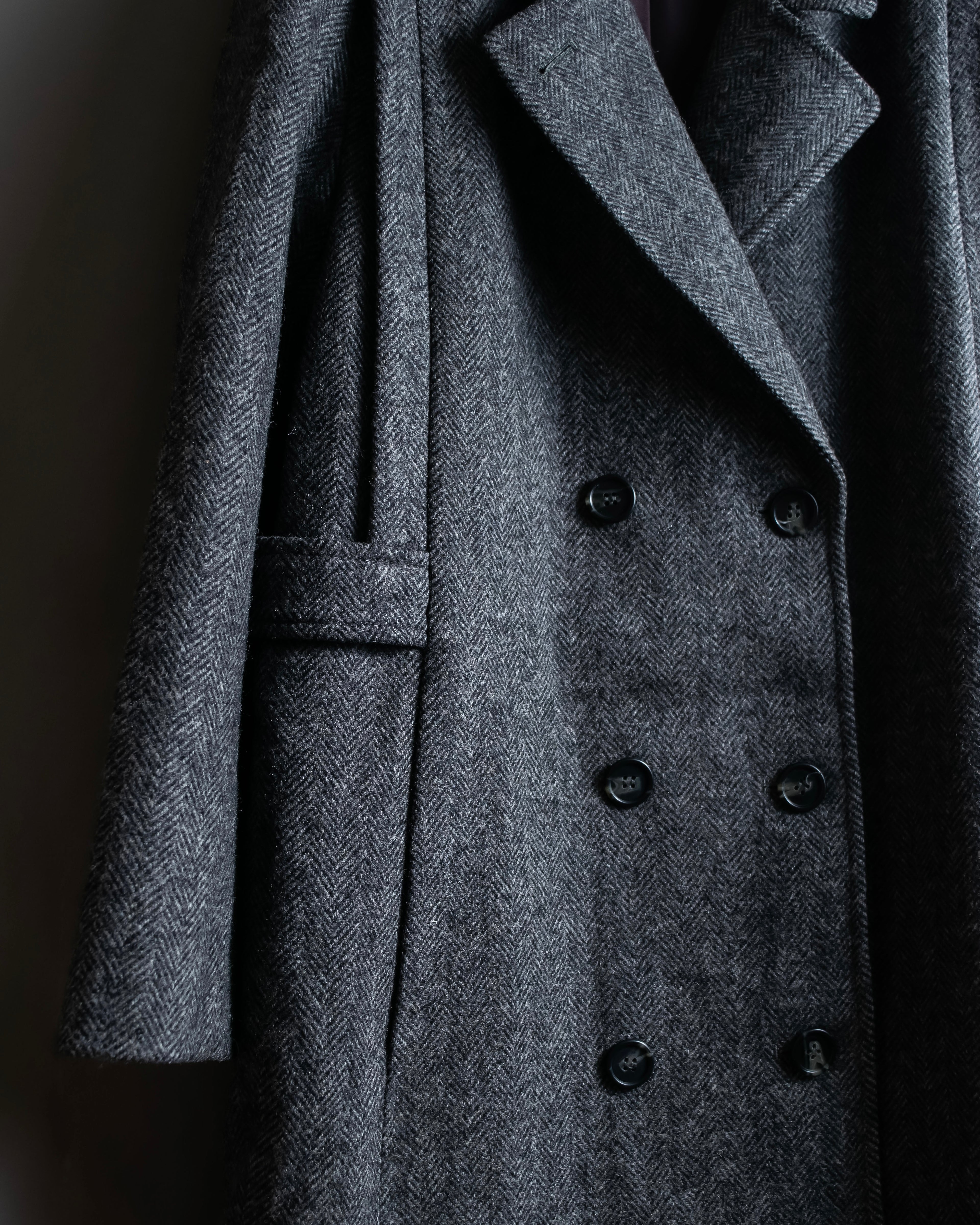 “Judi Rich” Beautiful tweed double breasted coat