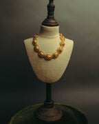 “Nina Ricci” 80’s-90’s floral openwork link necklace
