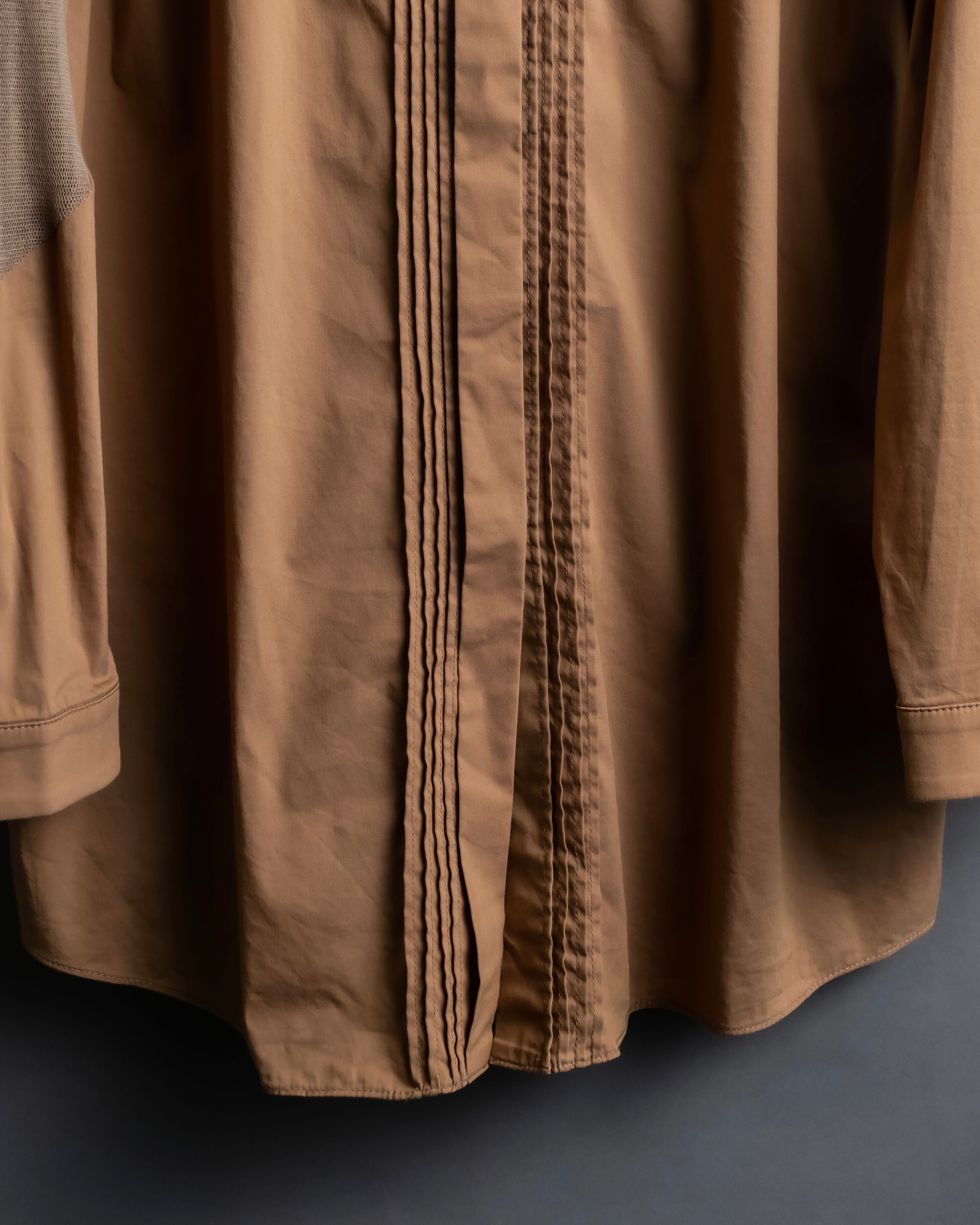 "N21 NUMEROVENTUNO" Switching design concealed shirt