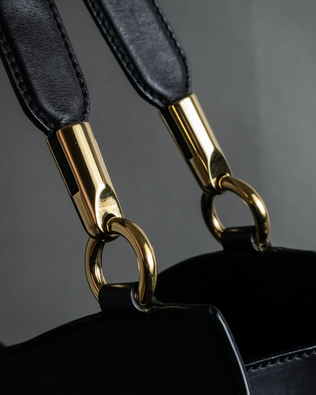 "Salvatore Ferragamo" Vertical gancini drawstring hobo bag