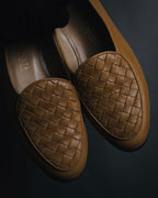 "BOTTEGA VENETA" 00’s-10’s intrecciato vamp travel loafers