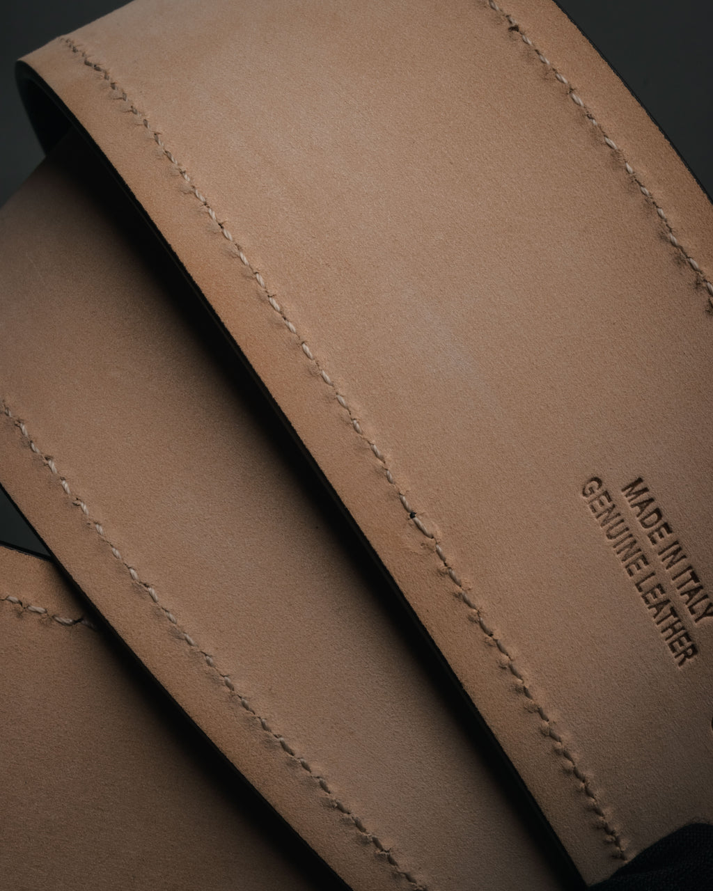 “Maison Margiela” 2016-2022 Clear calendar buckle grained leather belt