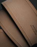 “Maison Margiela” 2016-2022 Clear calendar buckle grained leather belt