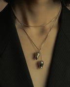 "JOAQUIN BERAO" Tulip motif lariat necklace