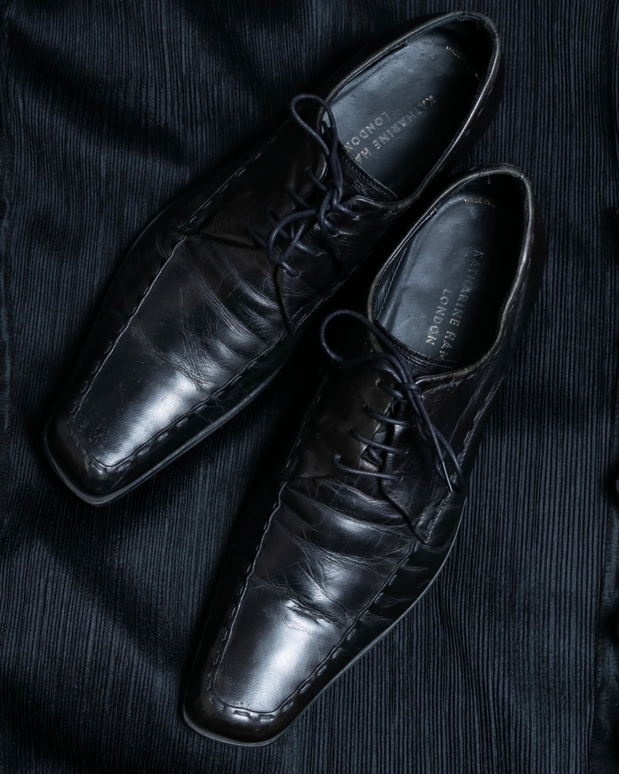 KATHARINE HAMNETT LONDON leather shoes